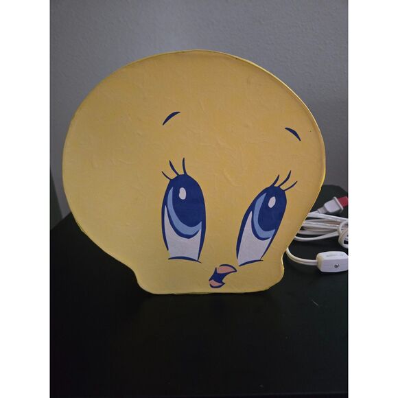 BABY LOONEY TUNES Vintage 2000 Tweety Bird Rice Paper Night Light-Tested/Works - Picture 6 of 13